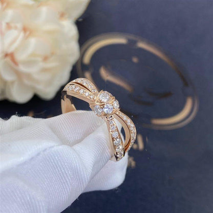 [⭐Haelin Jewelry]LIENS PINK GOLD DIAMOND RING
