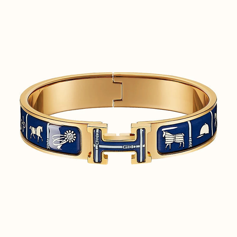 [⭐Haelin Jewelry]H COUVERTURES DARK BLUE BRACELET