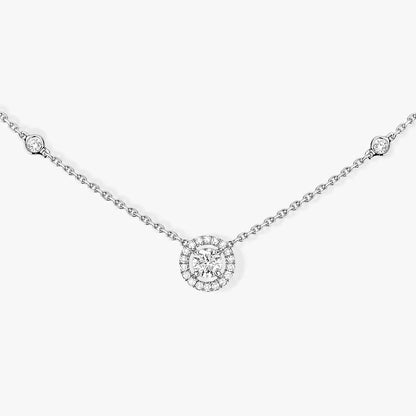 [⭐Haelin Jewelry]Diamond Necklace 0,20ct Brilliant Shape Joy