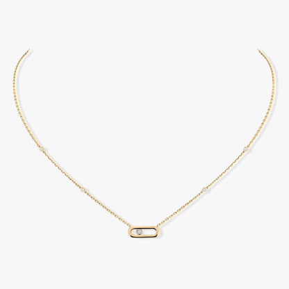 [⭐Haelin Jewelry]MOVE UNO DIAMOND NECKLACE