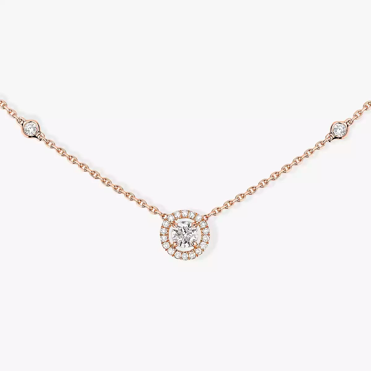 [⭐Haelin Jewelry]Diamond Necklace 0,20ct Brilliant Shape Joy
