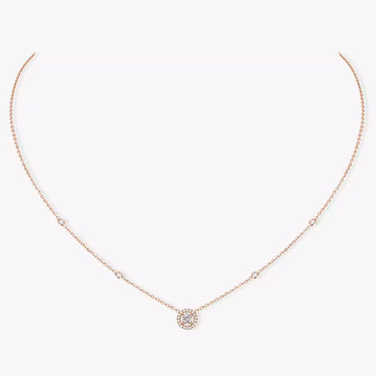 [⭐Haelin Jewelry]Diamond Necklace 0,20ct Brilliant Shape Joy