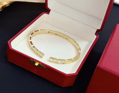 [⭐Haelin Jewelry jewelrys]LOVE DIAMOND OPEN  BRACELET