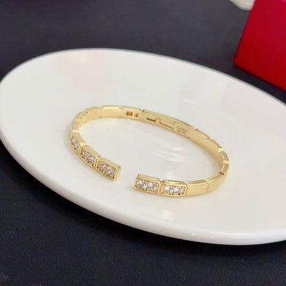 [⭐Haelin Jewelry jewelrys]LOVE DIAMOND OPEN  BRACELET