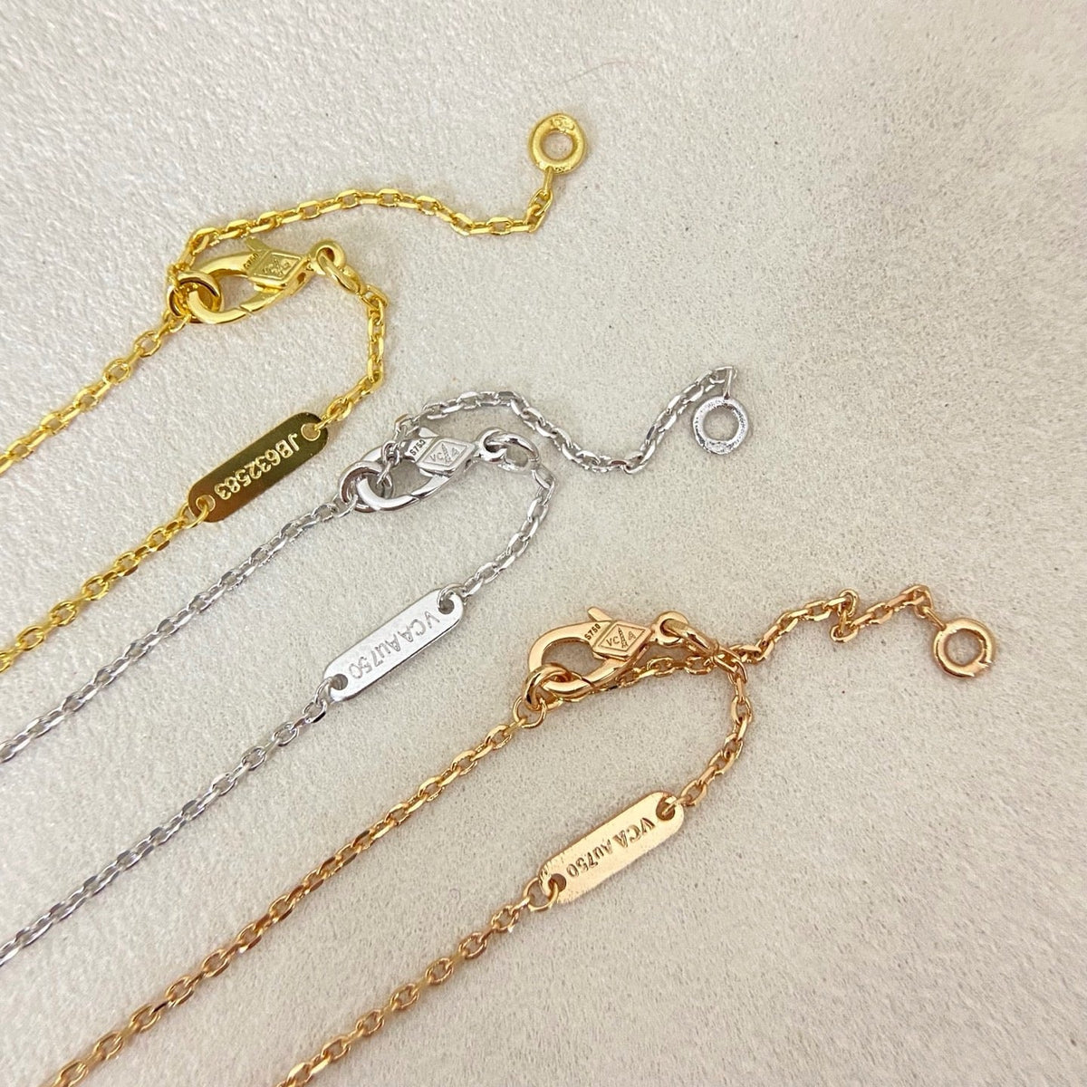 [⭐Haelin Jewelry]NEW 15MM PURPLE SAND-GOLD FOUR-LEAF CLOVER NECKLACE