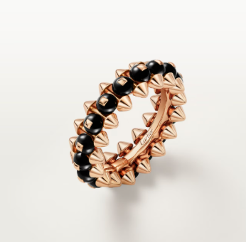 [⭐Haelin Jewelry]CLASH ELEGANT ROSE GOLD RING FEATURING NATURAL AGATE
