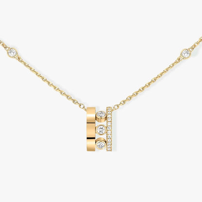 [⭐Haelin Jewelry]CHAIN MOVE ROMANE PEDAND NECKLACE