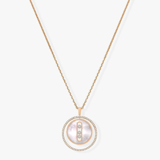[⭐Haelin Jewelry]Demo MOVE MM NACRE BLANCHE DIAMOND NECKLACE