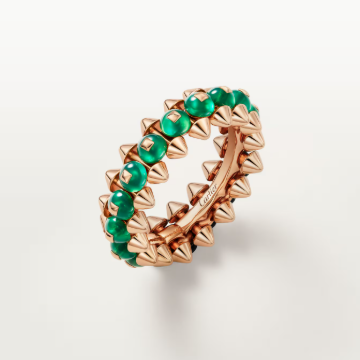 [⭐Haelin Jewelry]CLASH ELEGANT ROSE GOLD RING FEATURING NATURAL AGATE