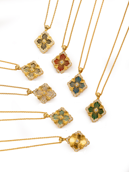 [⭐Haelin Jewelry] B.C.L BIG SIZE  ENAMEL NECKLACE（Various colors）