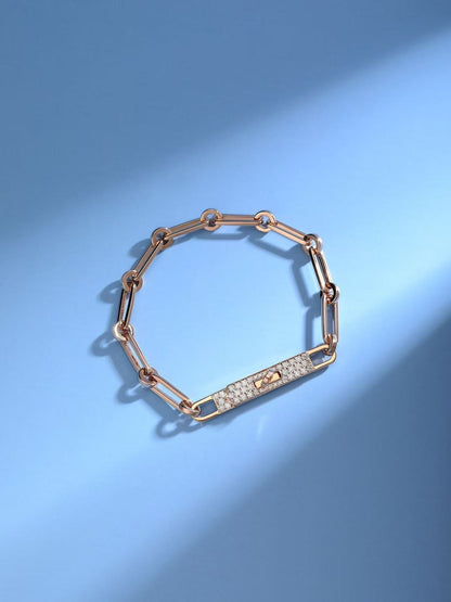 [⭐Haelin Jewelry]CHAINE BRACELET SMALL MODEL DIAMOND