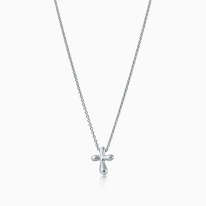 [Haelin Jewelry]CROSS PENDANT MINI BARE CROSS NECKLACE
