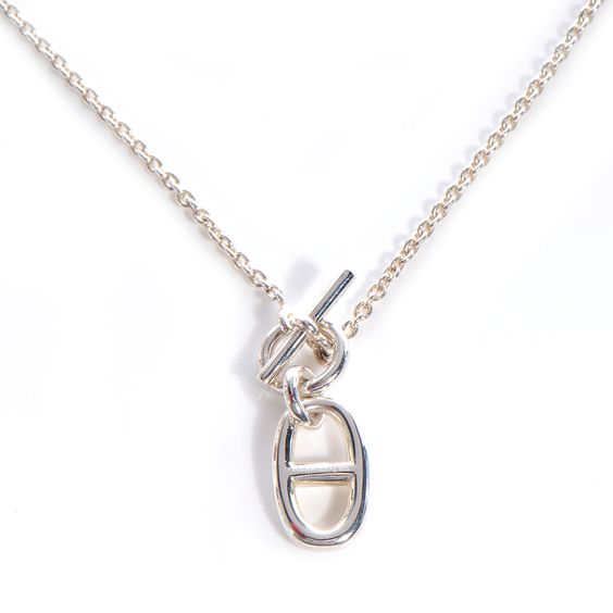 [⭐Haelin Jewelry]HM CHAINE D'ANCRE PENDANT NECKLACE STERLING SILVER