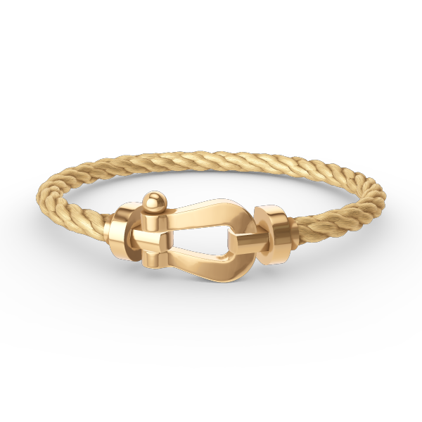 [⭐Haelin Jewelry]FORCE LARGE HORSESHOE NO DIAMOND BRACELET GOLD