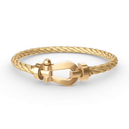 [⭐Haelin Jewelry]FORCE LARGE HORSESHOE NO DIAMOND BRACELET GOLD