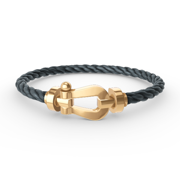 [⭐Haelin Jewelry]FORCE LARGE HORSESHOE NO DIAMOND BRACELET GOLD