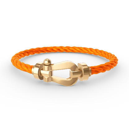 [⭐Haelin Jewelry]FORCE LARGE HORSESHOE NO DIAMOND BRACELET GOLD