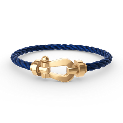 [⭐Haelin Jewelry]FORCE LARGE HORSESHOE NO DIAMOND BRACELET GOLD