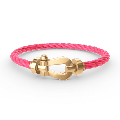 [⭐Haelin Jewelry]FORCE LARGE HORSESHOE NO DIAMOND BRACELET GOLD