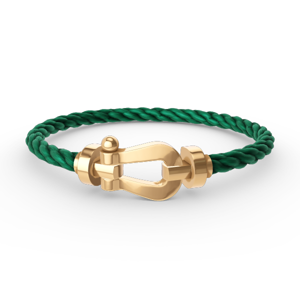[⭐Haelin Jewelry]FORCE LARGE HORSESHOE NO DIAMOND BRACELET GOLD