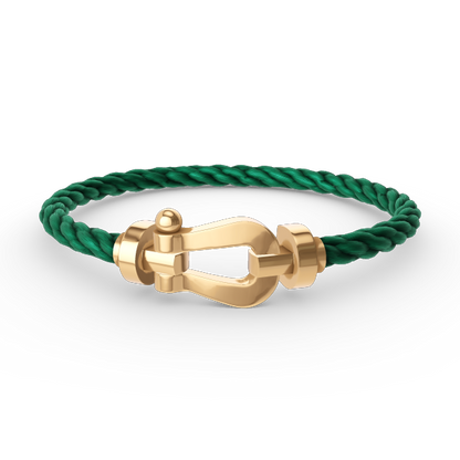 [⭐Haelin Jewelry]FORCE LARGE HORSESHOE NO DIAMOND BRACELET GOLD