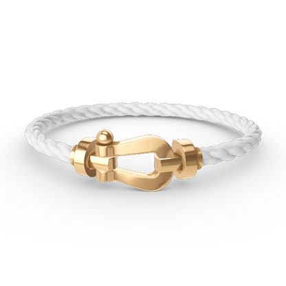 [⭐Haelin Jewelry]FORCE LARGE HORSESHOE NO DIAMOND BRACELET GOLD