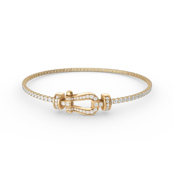 [⭐Haelin Jewelry]FORCE  HORSESHOE  DIAMOND TENNIS BRACELET