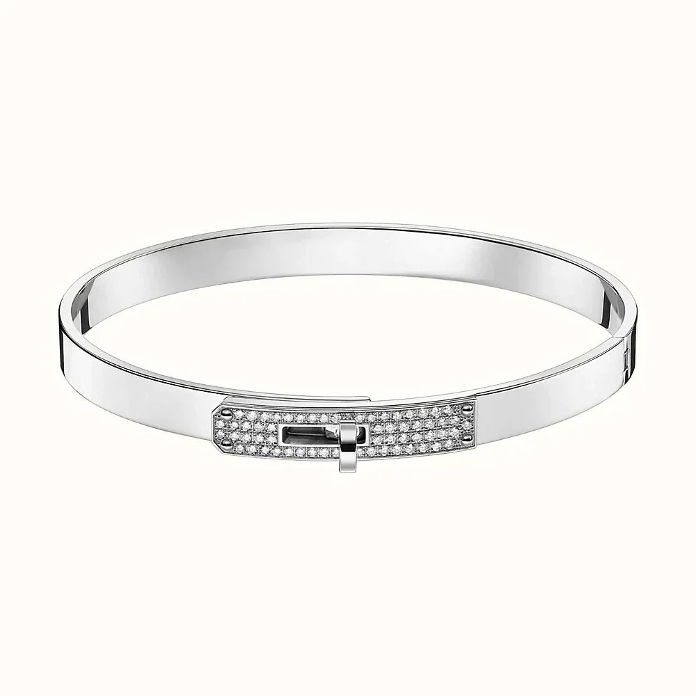 [⭐Haelin Jewelry]KELLY SILVER DIAMOND BRACELET