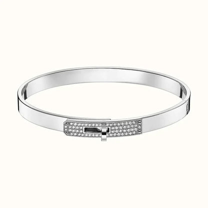 [⭐Haelin Jewelry]KELLY SILVER DIAMOND BRACELET