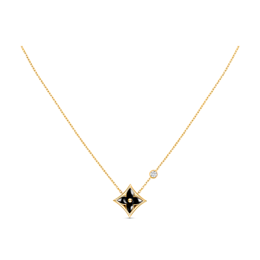 [⭐Haelin Jewelry]STAR BLACK MOP NECKLACE
