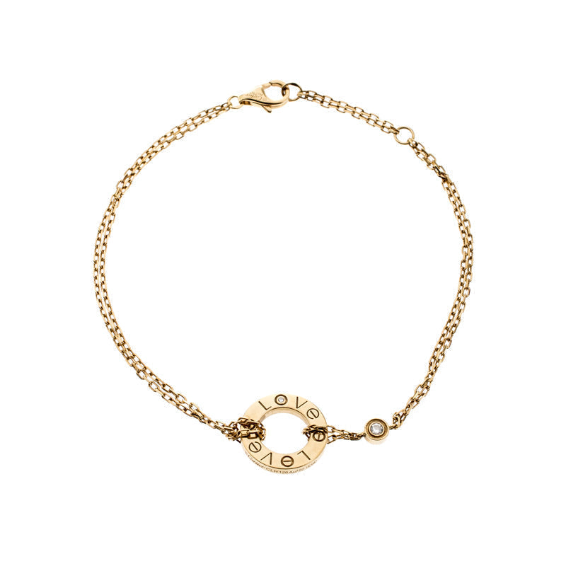 [⭐Haelin Jewelry]LOVE BRACELET 2 DIAMOND