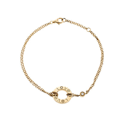 [⭐Haelin Jewelry]LOVE BRACELET 2 DIAMOND