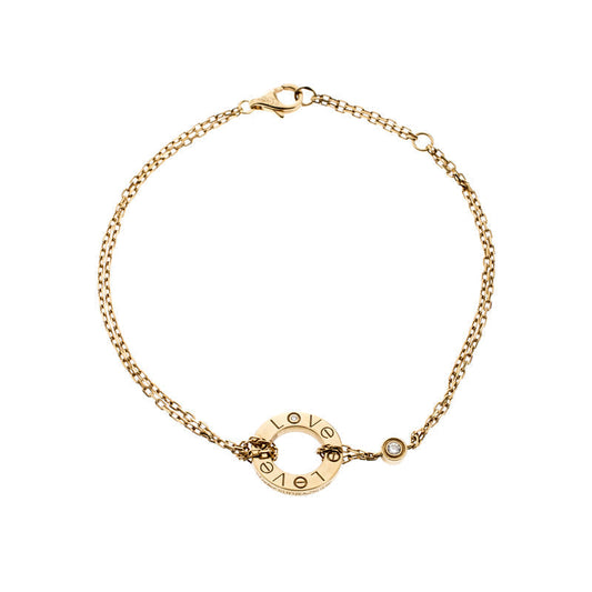 [⭐Haelin Jewelry]LOVE BRACELET 2 DIAMOND