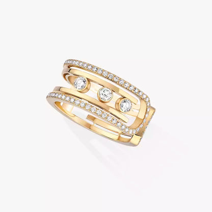 [⭐Haelin Jewelry]Move 10th Diamond Ring in Gold