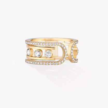 [⭐Haelin Jewelry]Move 10th Diamond Ring in Gold