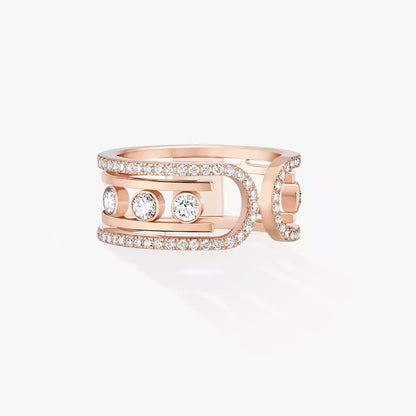 [⭐Haelin Jewelry]Move 10th Diamond Ring in Gold
