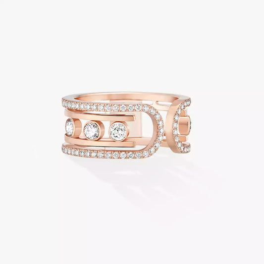 [⭐Haelin Jewelry]Move 10th Diamond Ring in Gold