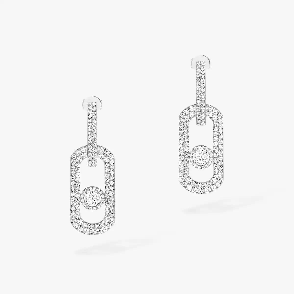 [⭐Haelin Jewelry]So Move XL Pave_-Set Diamond Pendant Earrings
