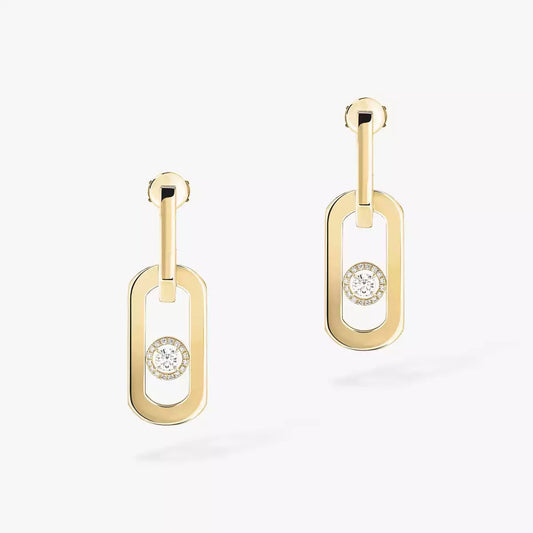 [⭐Haelin Jewelry]So Move XL Diamond Pendant Earrings
