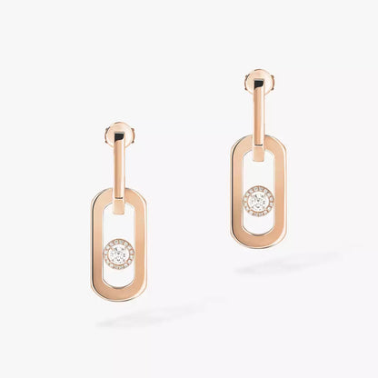 [⭐Haelin Jewelry]So Move XL Diamond Pendant Earrings