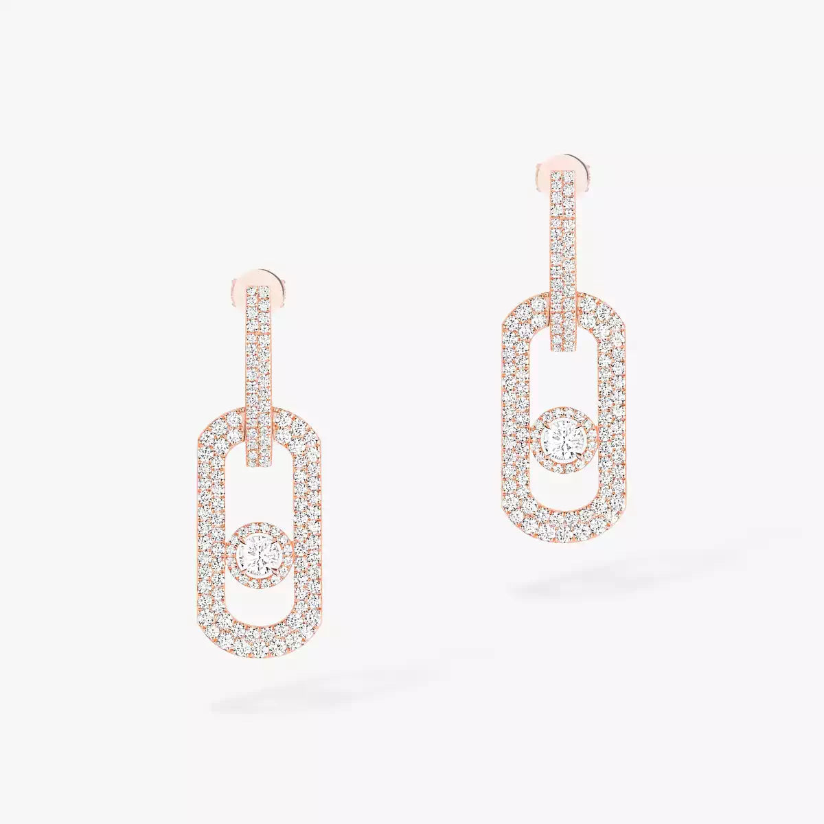 [⭐Haelin Jewelry]So Move XL Pave_-Set Diamond Pendant Earrings