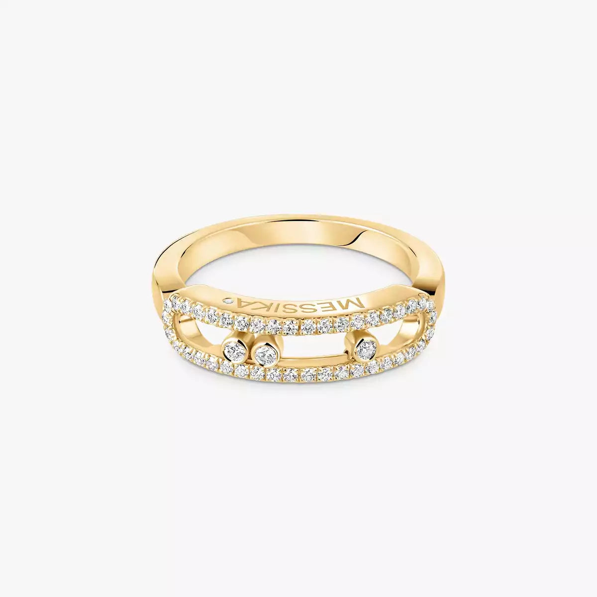 [⭐Haelin Jewelry] Baby Move Gold Diamond Pave_ Ring