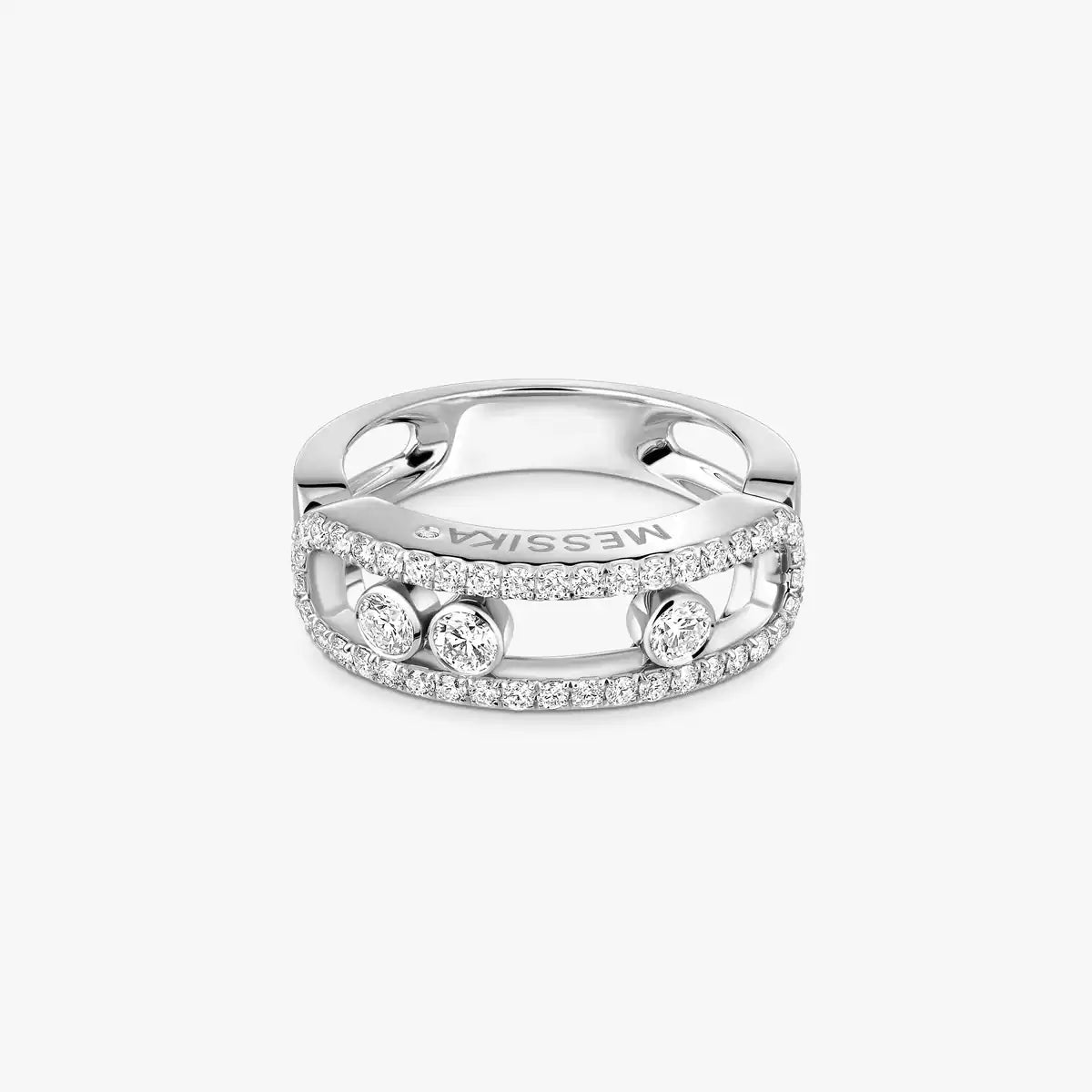 [⭐Haelin Jewelry] Move Gold Diamond Pave_ Ring