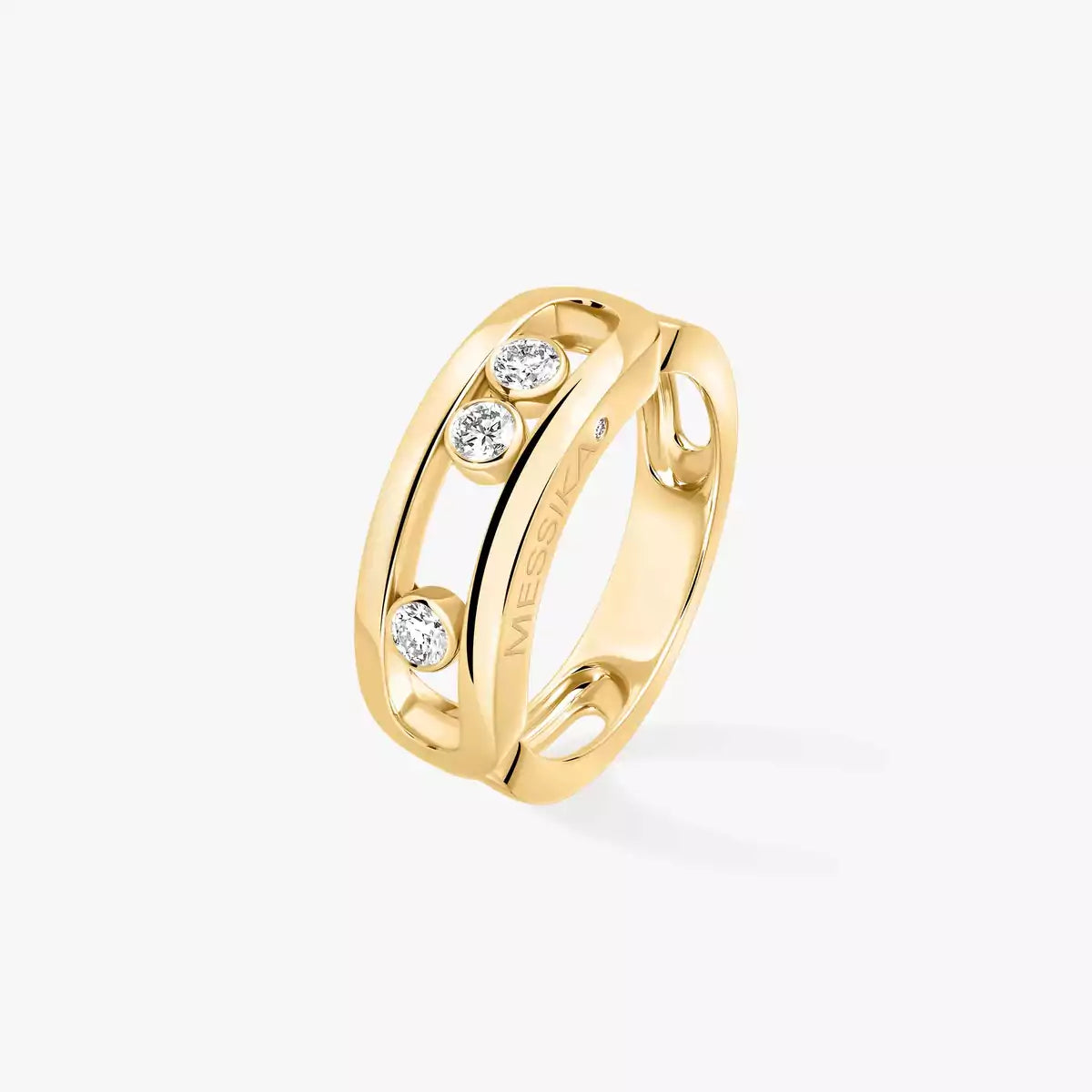 [⭐Haelin Jewelry] MoveGold Diamond Ring
