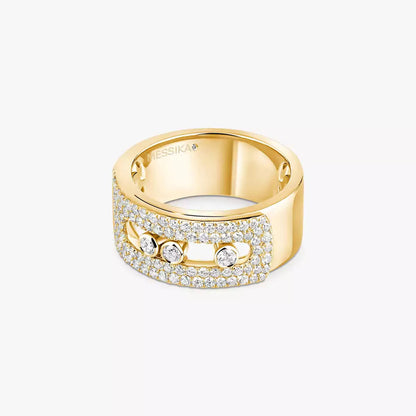 [⭐Haelin Jewelry] Move Noa Diamond Pave_ Ring