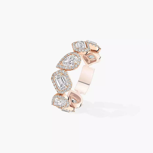 [⭐Haelin Jewelry]Diamond Wedding Ring My Twin