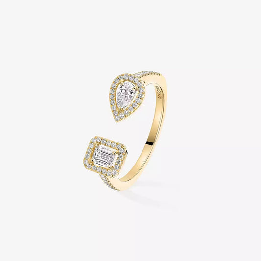 [⭐Haelin Jewelry]My Twin Toi Gold Diamond Ring
