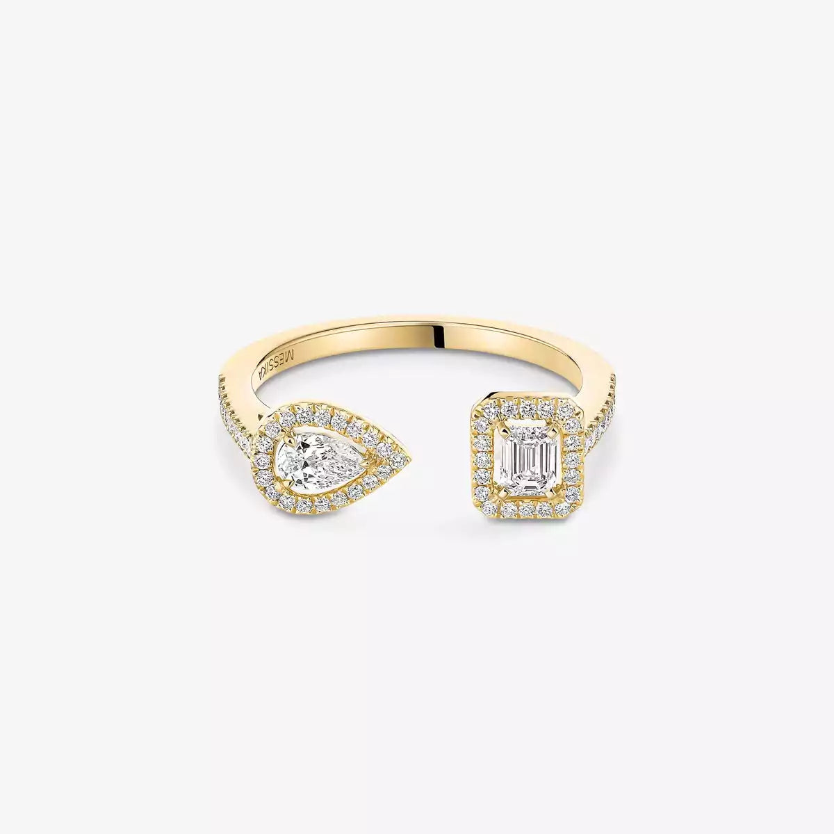 [⭐Haelin Jewelry]My Twin Toi Gold Diamond Ring