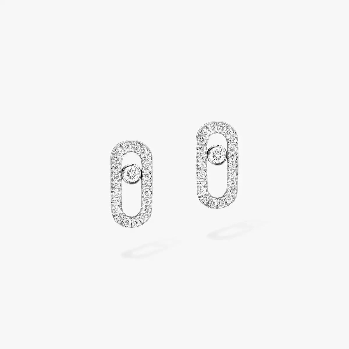 [⭐Haelin Jewelry]Move Uno Diamond Earrings