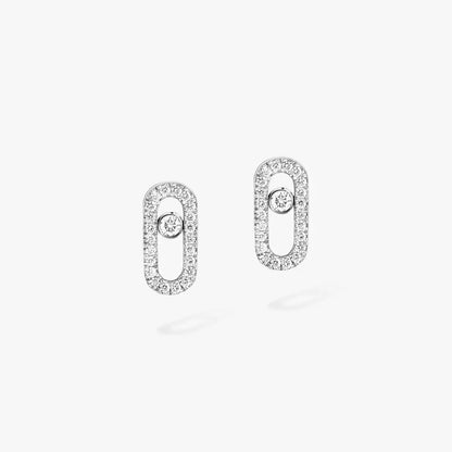 [⭐Haelin Jewelry]Move Uno Diamond Earrings
